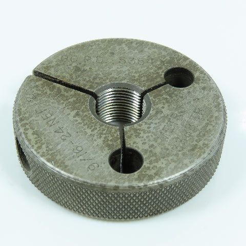 Metro 9/16"-24 NEF 2 Thread Ring Gage Go P.D. .5354 Go Only