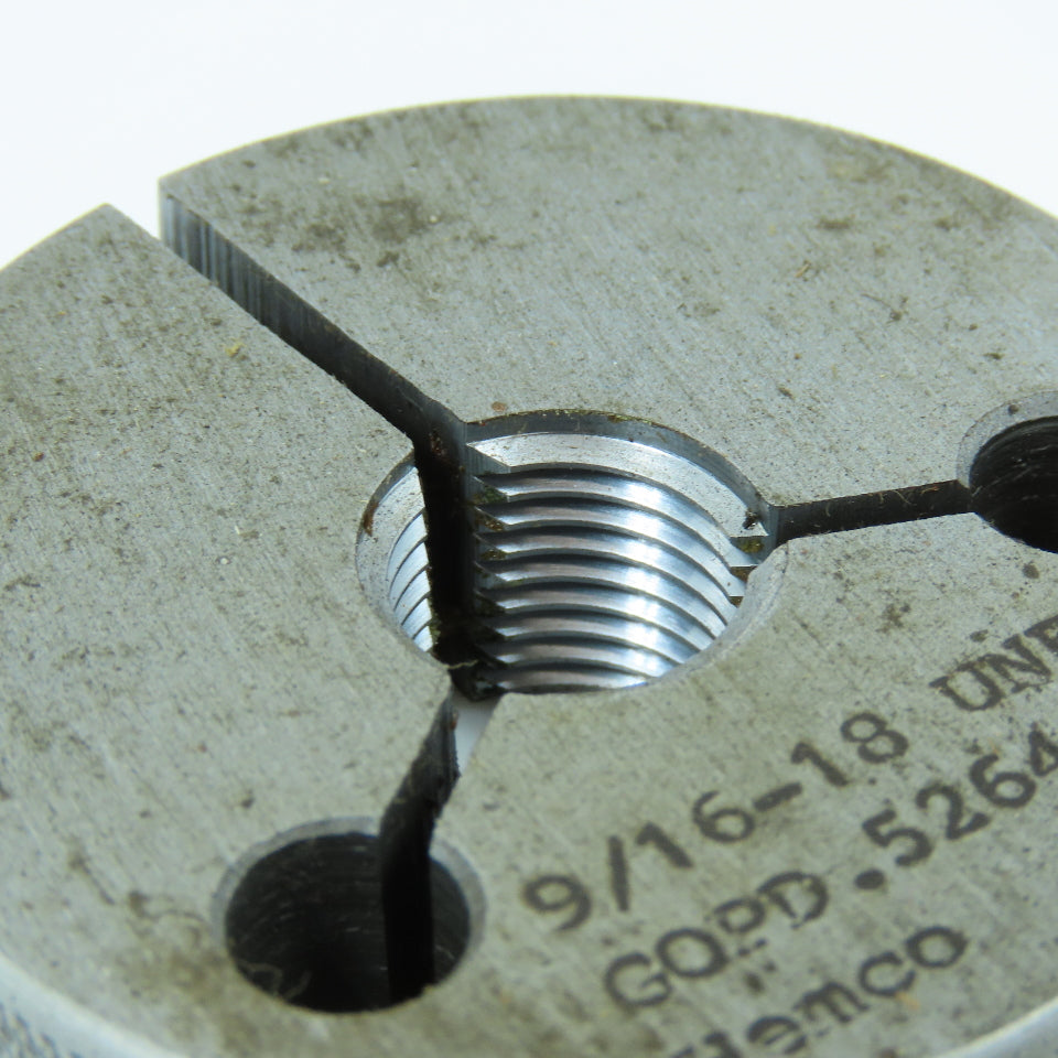 Hemco 9/16"-18 UNF 3A Thread Ring Gage Go P.D. .5264 Go Only