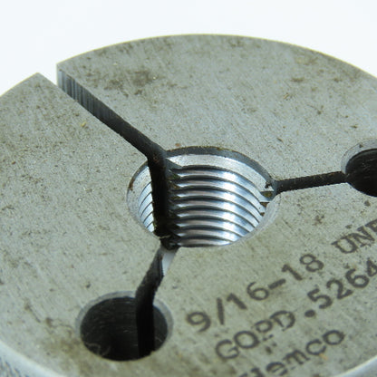 Hemco 9/16"-18 UNF 3A Thread Ring Gage Go P.D. .5264 Go Only