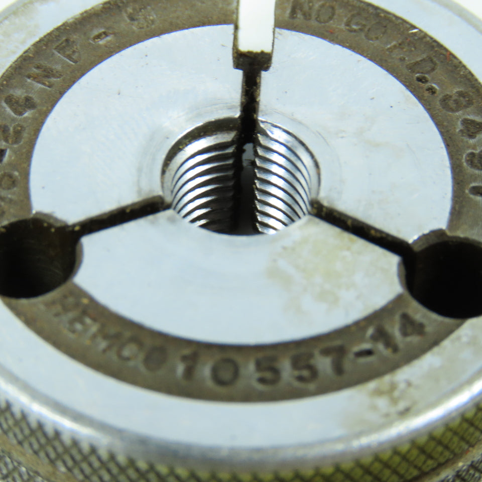 Hemco 3/8"-24 NF 5 Thread Ring Gage No Go P.D. .3497 No Go Only