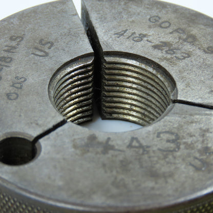 Metro 15/16"-18 NS Thread Ring Gage Go P.D. .9014 Go Only