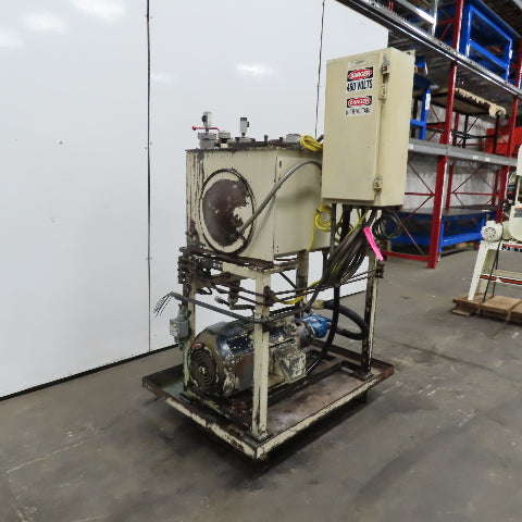 Eaton PVB10-RSY-41C-12 50 Gallon Hydraulic Tank Over Pump 208-230/460V 3Ph