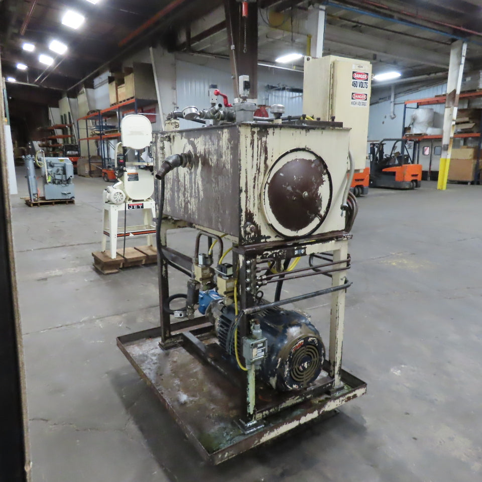 Eaton PVB10-RSY-41C-12 50 Gallon Hydraulic Tank Over Pump 208-230/460V 3Ph