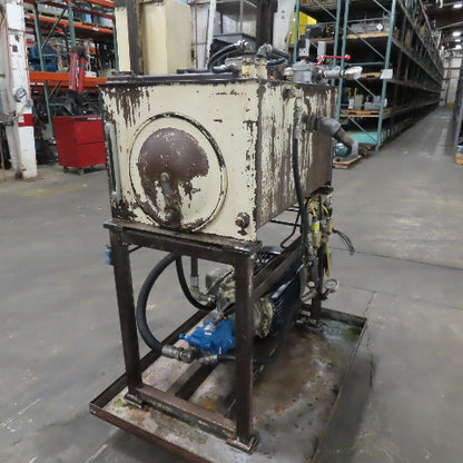 Eaton PVB10-RSY-41C-12 50 Gallon Hydraulic Tank Over Pump 208-230/460V 3Ph