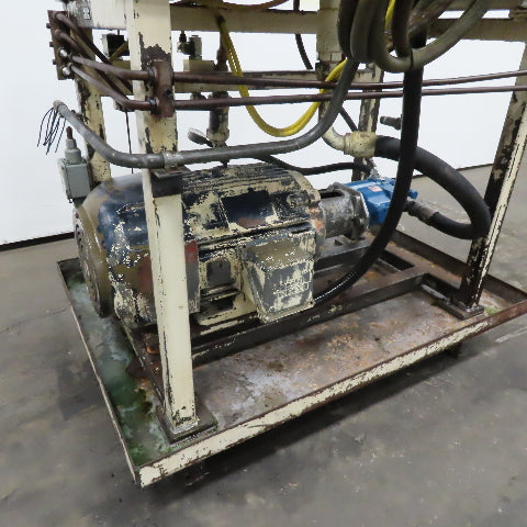 Eaton PVB10-RSY-41C-12 50 Gallon Hydraulic Tank Over Pump 208-230/460V 3Ph