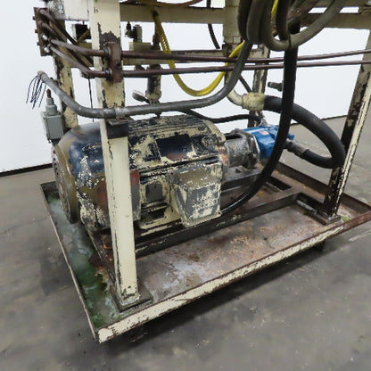 Eaton PVB10-RSY-41C-12 50 Gallon Hydraulic Tank Over Pump 208-230/460V 3Ph