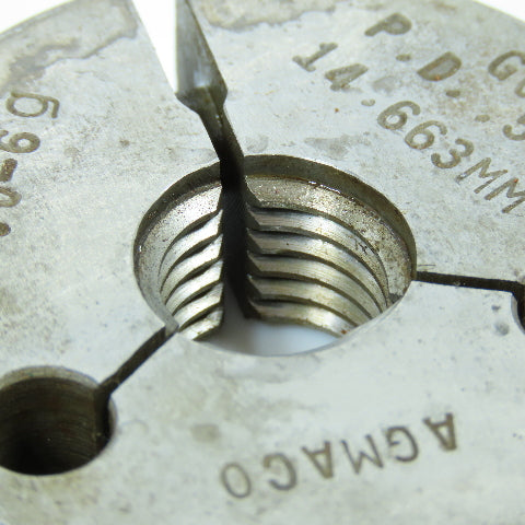 Agmaco M16 x 2.0 6g Thread Ring Gage Go P.D. 14.663 Go Only