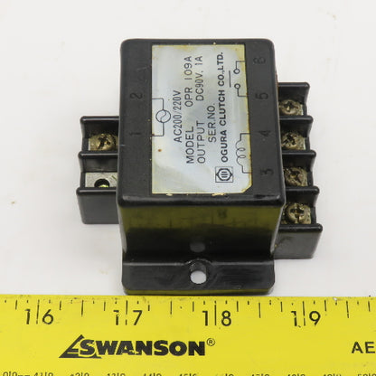 Ogura OPR I09A 90V Output 200/220V AC Brake Rectifier Module