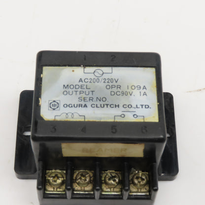 Ogura OPR I09A 90V Output 200/220V AC Brake Rectifier Module