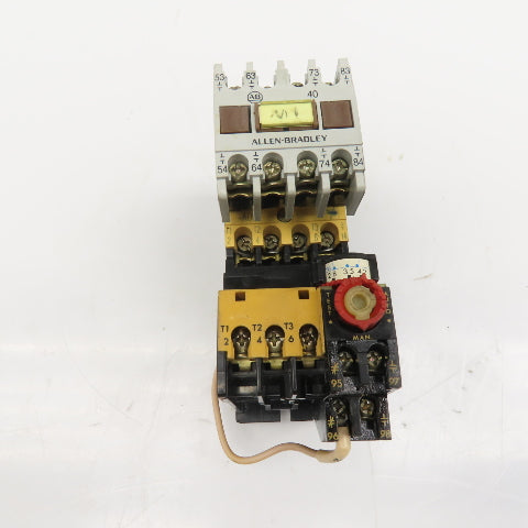 Allen Bradley 100-A09ND3 Contactor Overload 600V 2.8-4.2A Trip Range 120V Coil