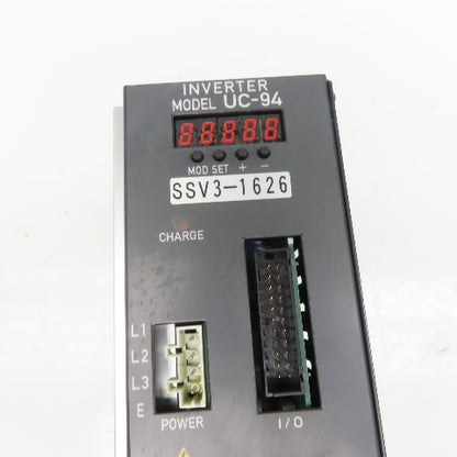 Sugino UC-94 SSV3-1626 Inverter Drive For Selfeeder Servo Drills