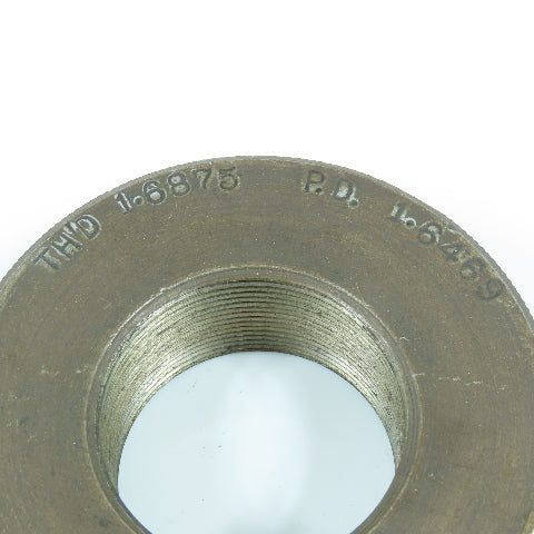 Shop Made 1.6875 Thread Ring Gage P.D. 1.6469