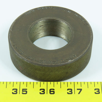 Shop Made 1.6875 Thread Ring Gage P.D. 1.6469