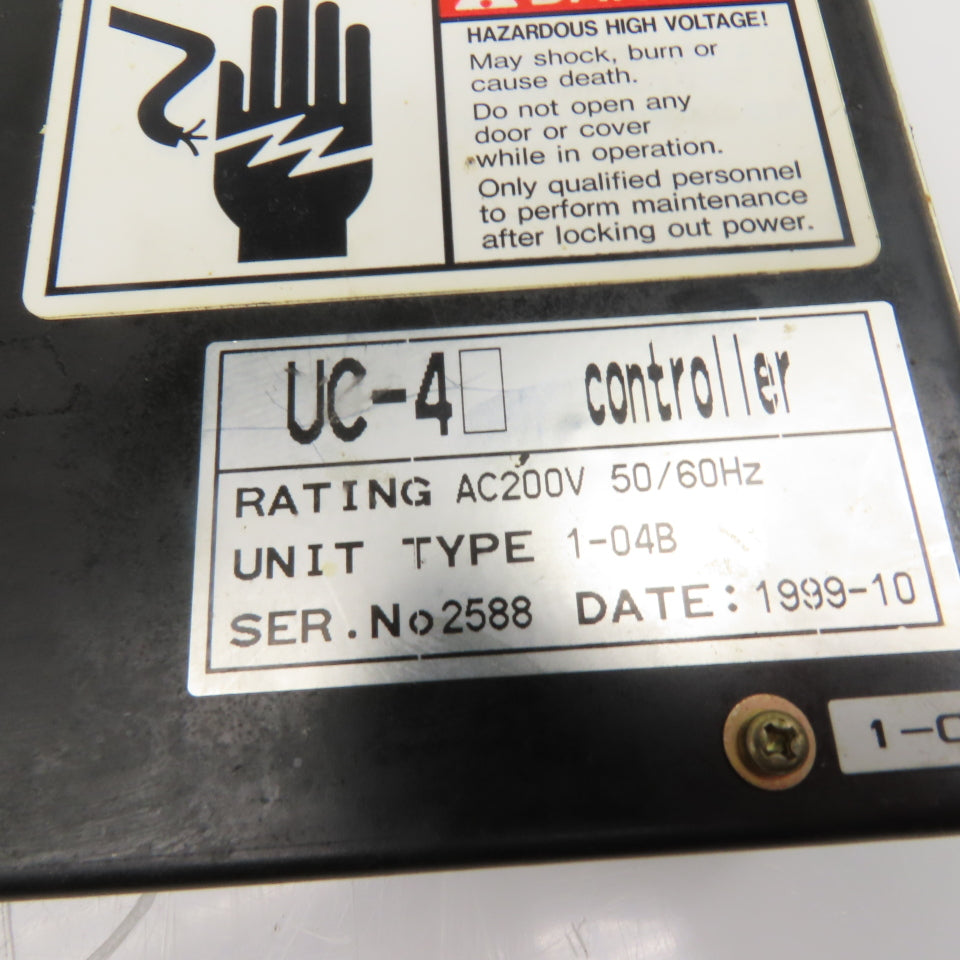 Sugino Type 1-04B UC-40 Drill Unit Controller 200VAC 50/60Hz