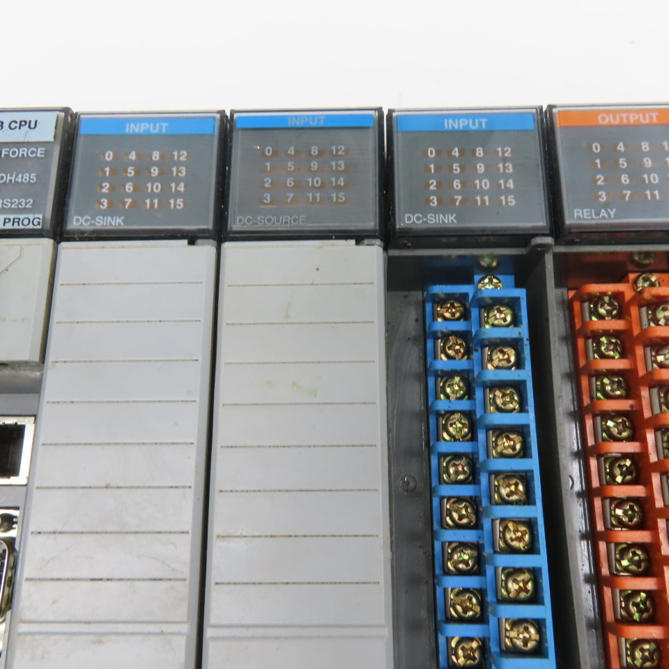 Allen Bradley SLC500 PLC Input Output CPU Chassis 10 Slot Ser. E Rev. 8