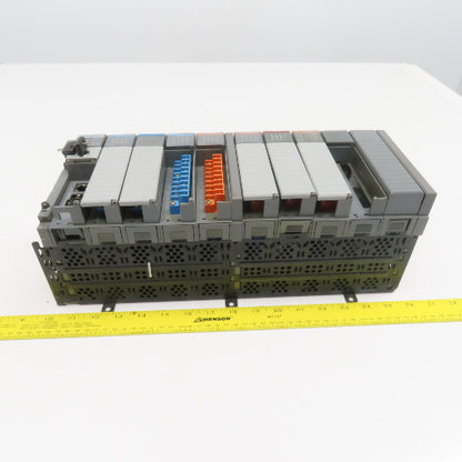 Allen Bradley SLC500 PLC Input Output CPU Chassis 10 Slot Ser. E Rev. 8