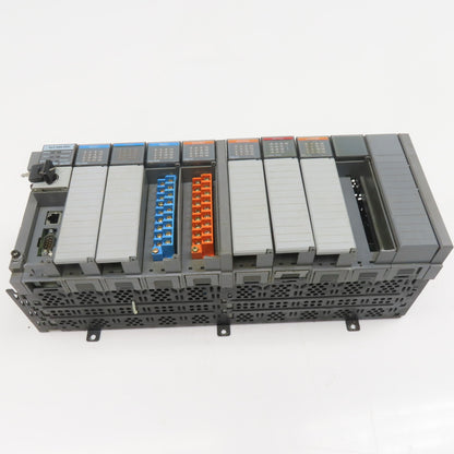 Allen Bradley SLC500 PLC Input Output CPU Chassis 10 Slot Ser. E Rev. 8