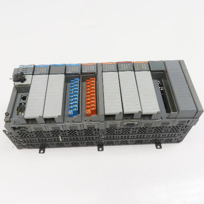 Allen Bradley SLC500 PLC Input Output CPU Chassis 10 Slot Ser. E Rev. 8