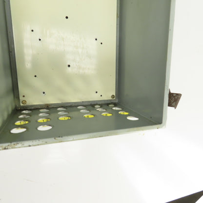 Hoffman 12" x 10" x 8" Electrical Enclosure W/Back Plate 2 Push Button