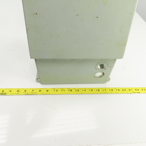 Hoffman 10" x 8" x 6" Electrical Enclosure W/Back Plate Hinged Door Lot Of 3
