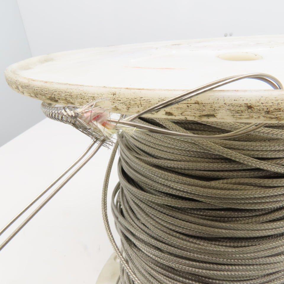 GeoCorp K20-2S-HG Thermocouple Wire Stainless Steel Braid Solid 800'