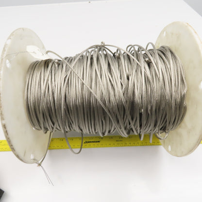 GeoCorp K20-2S-HG Thermocouple Wire Stainless Steel Braid Solid 800'