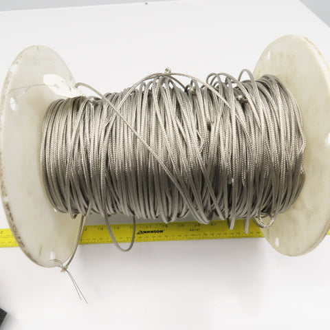 GeoCorp K20-2S-HG Thermocouple Wire Stainless Steel Braid Solid 800'