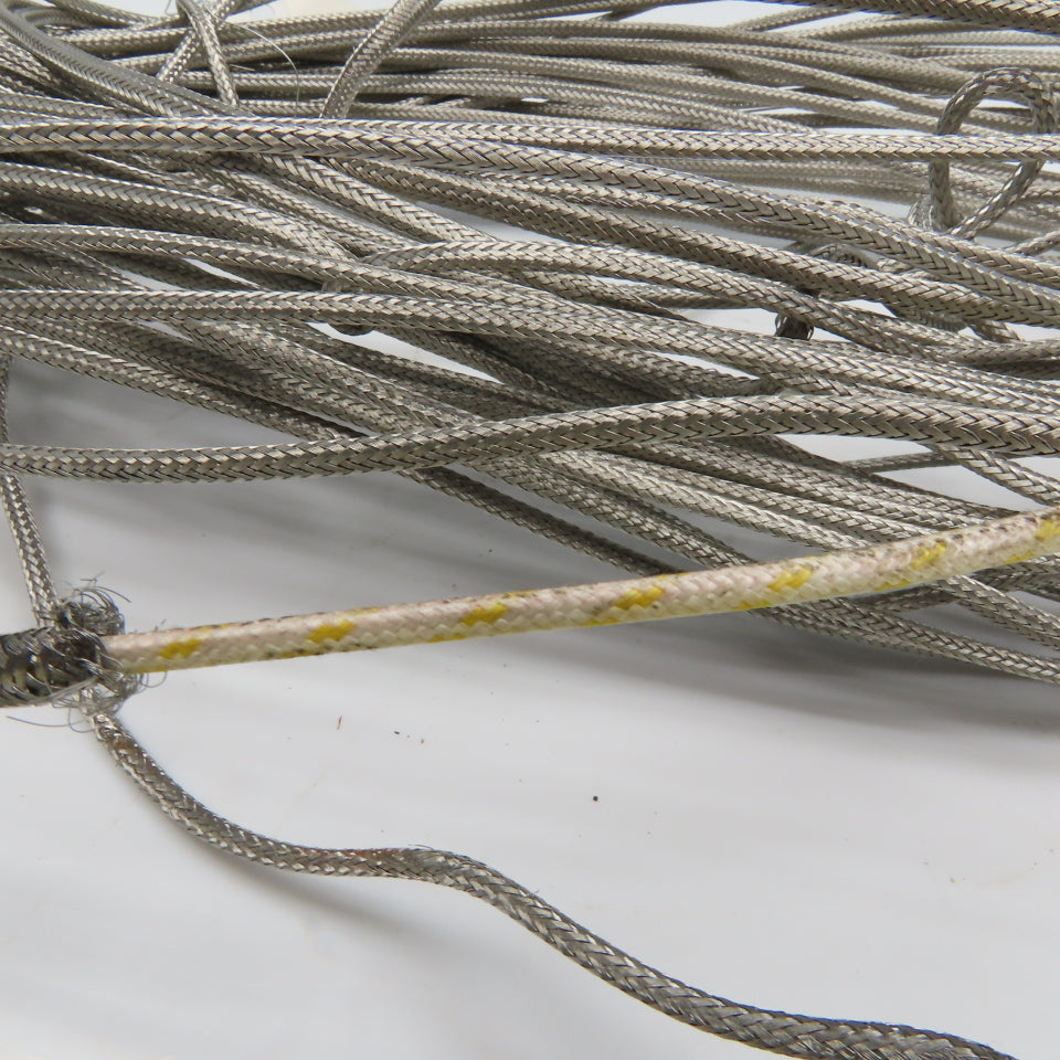 GeoCorp K20-2S-HG Thermocouple Wire Stainless Steel Braid Solid 80'