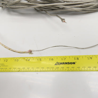 GeoCorp K20-2S-HG Thermocouple Wire Stainless Steel Braid Solid 80'