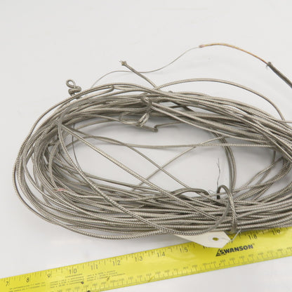 GeoCorp K20-2S-HG Thermocouple Wire Stainless Steel Braid Solid 80'