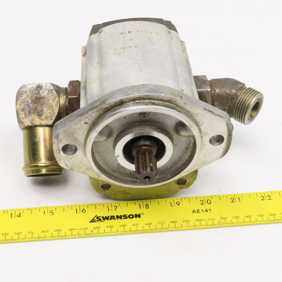 Ultra 3879 3193 Clark EC30 Forklift Hydraulic Pump 12mm Spline Shaft