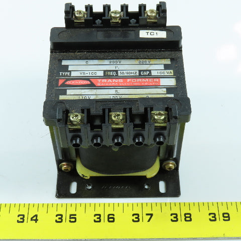 Center Aihara YS-100 Electric Transformer 200-220V 50/60HZ 100VA Capacity