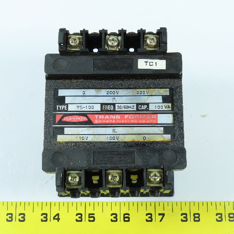 Center Aihara YS-100 Electric Transformer 200-220V 50/60HZ 100VA Capacity