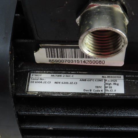 Grundfoss CRK2-40/4 U-W-A-AUUV 1HP Vertical Coolant Pump 230/460V 11GPM 3500RPM