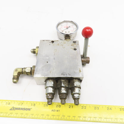 Sun Hydraulics YRDC LAN AJ Triple Relief Hydraulic Selector Assembly
