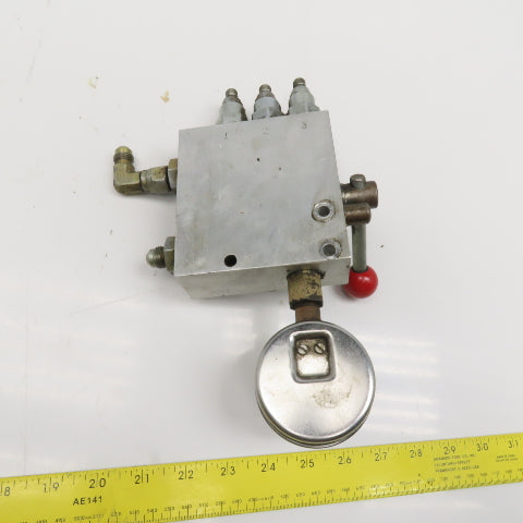 Sun Hydraulics YRDC LAN AJ Triple Relief Hydraulic Selector Assembly