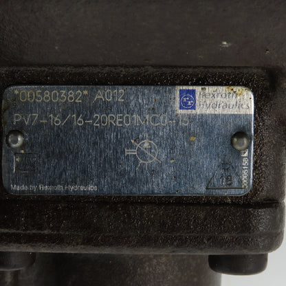 Rexroth PV7-16/16-20RE01M 3HP Variable Hydraulic Pump W/ Motor 460/264V 3PH