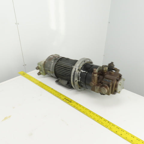 Rexroth PV7-16/16-20RE01M 3HP Variable Hydraulic Pump W/ Motor 460/264V 3PH