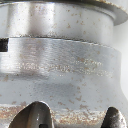 Command C6S4-1000 RA365-080J25 CAT 50 Face Mill Holder 80mm RA365-080J25