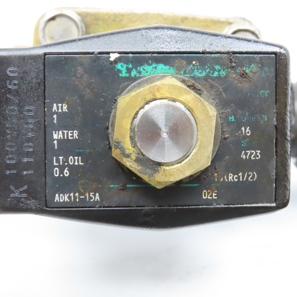 CKD ADK11-15A 100/110V 50/60Hz Solenoid Valve Manifold 3 Port Assembly