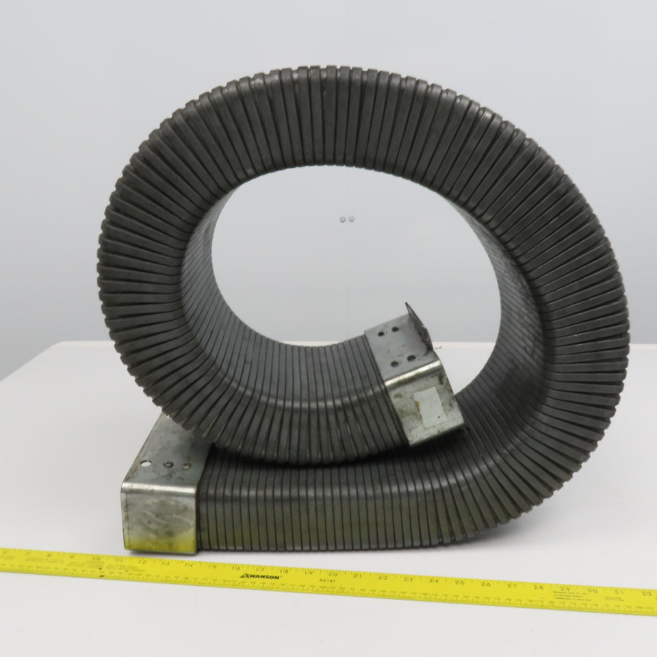 3" x 7" Steel Feed Thru Flexible Wireway Energy Chain 53-1/2" OAL