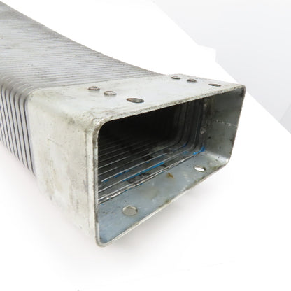3" x 7" Steel Feed Thru Flexible Wireway Energy Chain 53-1/2" OAL