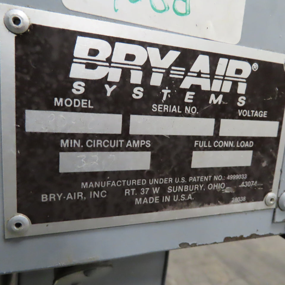 Bry-Air RD-50 Desiccant Dehumidifier Granular Plastic Molding 208-220V 1Ph