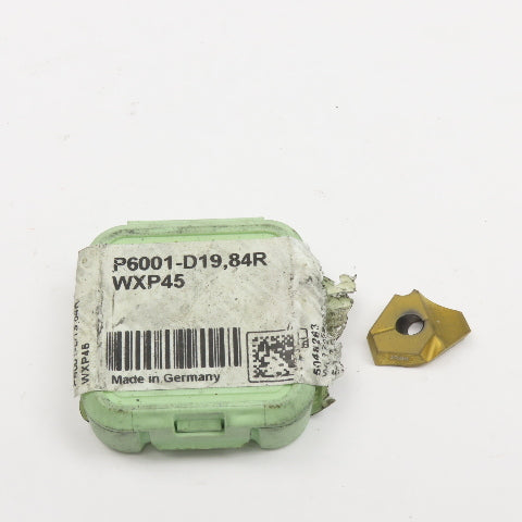 Walter P6001-D19,84R WXP45 Carbide Drill Tip TiN Finish