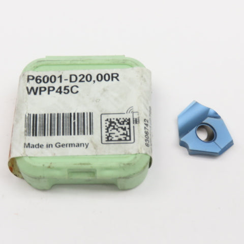 Walter P6001-D20,00R WPP45C Carbide Drill Tip TiALN Finish 20mm