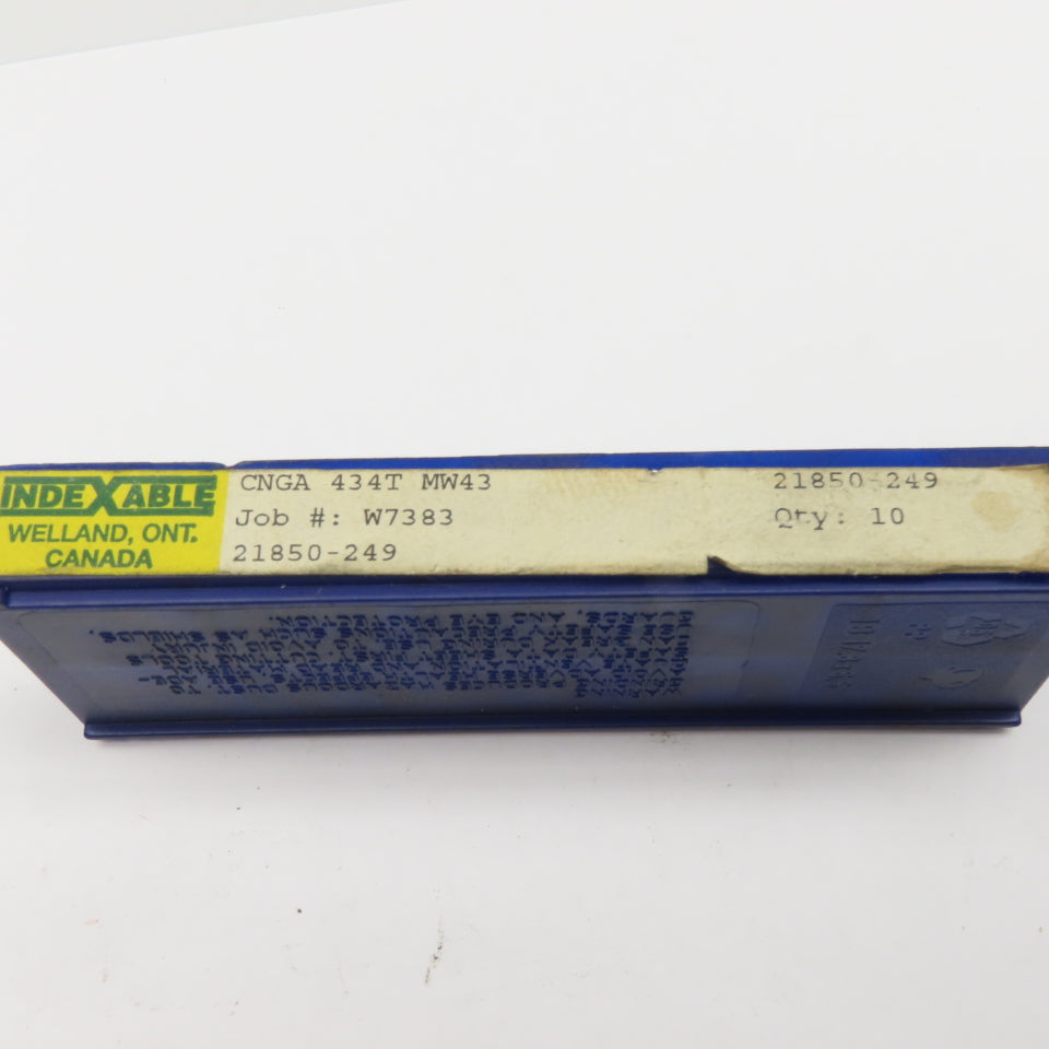 Indexable CNGA 434T MW43 Indexing Insert Ceramic 1/2"  NOS Lot Of 9