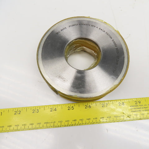 Norton RPC 8692 Diamond Grinding Gear Finishing Wheel 0.8202 Pitch 25° Rack