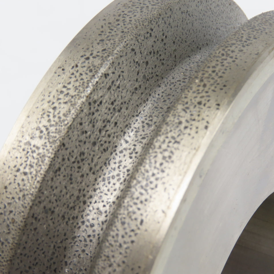 Norton RPC 8692 Diamond Grinding Wheel 0.7930 Pitch 25° Rack 5" OD 2" Arbor