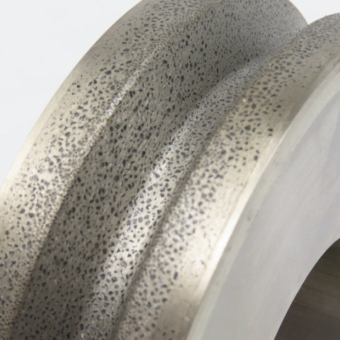 Norton RPC 8692 Diamond Grinding Wheel 0.7930 Pitch 25° Rack 5" OD 2" Arbor
