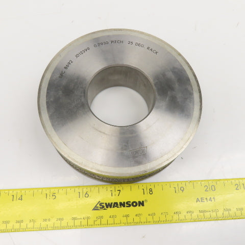 Norton RPC 8692 Diamond Grinding Wheel 0.7930 Pitch 25° Rack 5" OD 2" Arbor